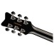 Grestch Streamliner Jet LRL, Jet Black - back of headstock