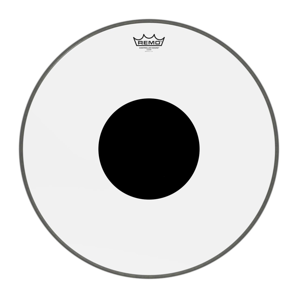 Remo Controlled Sound Clear 20" Black Dot Bass Drumhead