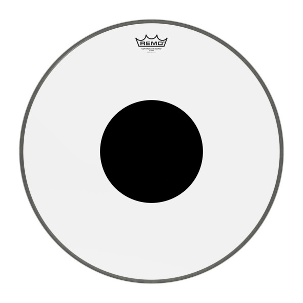 Remo Controlled Sound Clear 20" Black Dot Bass Drumhead
