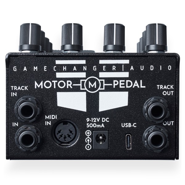 Gamechanger Audio MOTOR Synth Voice and Harmony Pedal - inputs and outputs