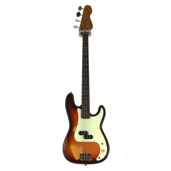 Vintage V4 Icon Bass, Distressed Sunset Sunburst - Secondhand at