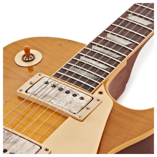 Gibson Custom 1959 Les Paul Standard Reissue Heavy Aged, Green Lemon Fade #951576 - upper bout