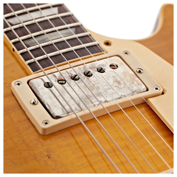 Gibson Custom 1959 Les Paul Standard Reissue Heavy Aged, Green Lemon Fade #951576 - neck pickup