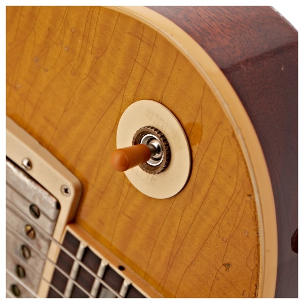 Gibson Custom 1959 Les Paul Standard Reissue Heavy Aged, Green Lemon Fade #951576 - pickup selector