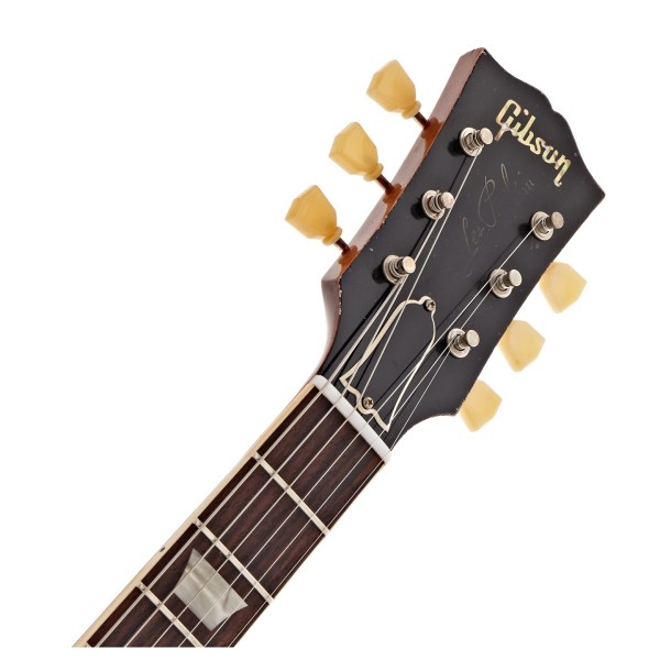 Gibson Custom 1959 Les Paul Standard Reissue Heavy Aged, Green Lemon Fade #951576 - headstock