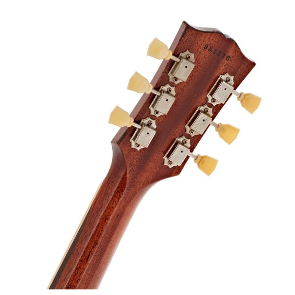Gibson Custom 1959 Les Paul Standard Reissue Heavy Aged, Green Lemon Fade #951576 - back of headstock