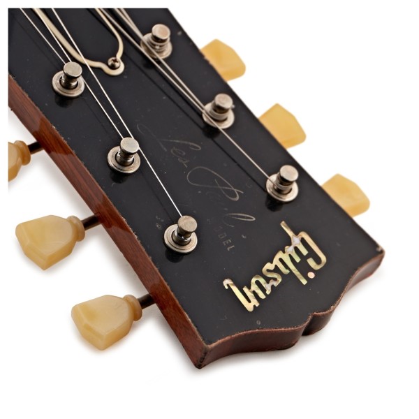 Gibson Custom 1959 Les Paul Standard Reissue Heavy Aged, Green Lemon Fade #951576 - headstock logo