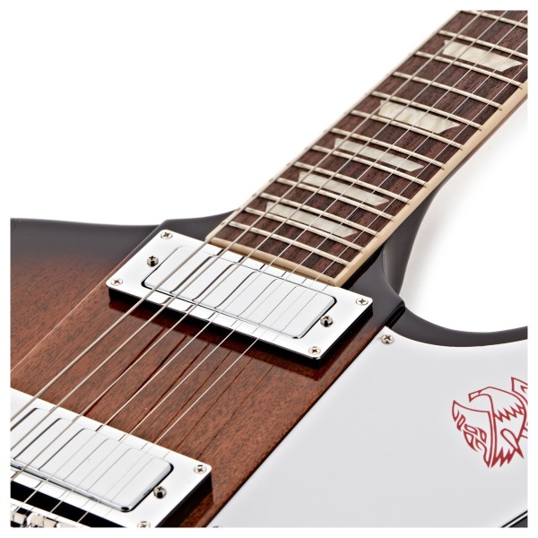 Gibson Firebird Platypus, Tobacco Sunburst #213650000 - upper bout