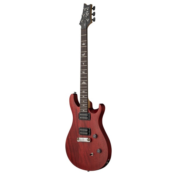 PRS SE CE24 Standard Stoptail, Vintage Cherry - side on view