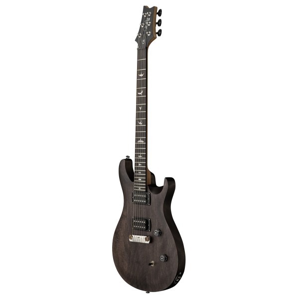 PRS SE CE24 Standard Stoptail, Satin Charcoal - side on view