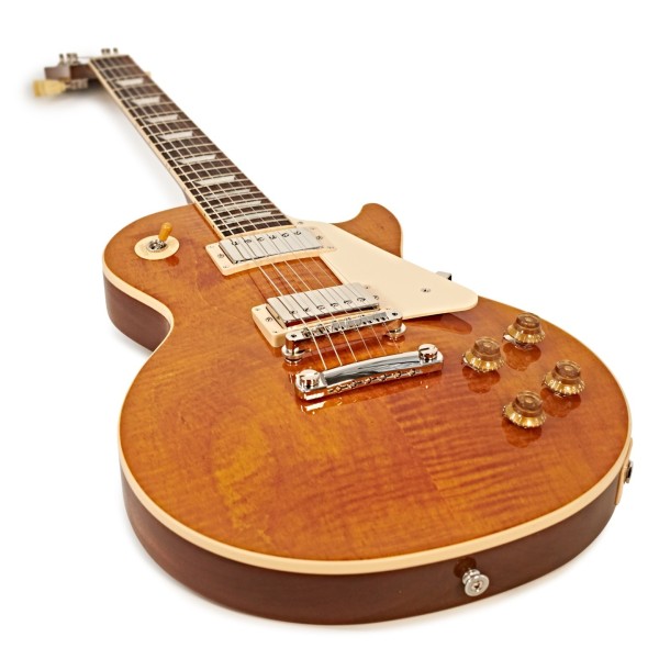 Gibson Les Paul Standard 50s Figured Top, Honey Amber #208050219 - angled shot