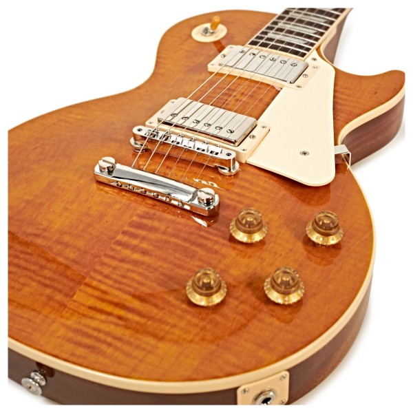 Gibson Les Paul Standard 50s Figured Top, Honey Amber #208050219 - lower bout