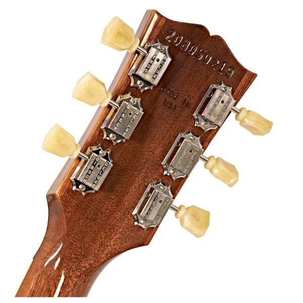 Gibson Les Paul Standard 50s Figured Top, Honey Amber #208050219 - back of headstock