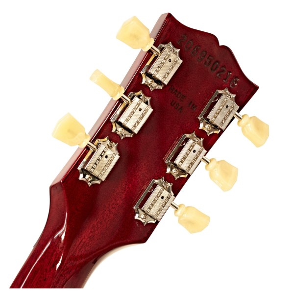 Gibson Les Paul Standard 50s Figured Top, Heritage Cherry Sunburst #206950216 - back of headstock