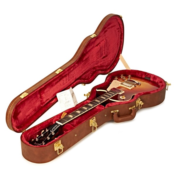 Gibson Les Paul Standard 50s Figured Top, Heritage Cherry Sunburst #206950216 - in case