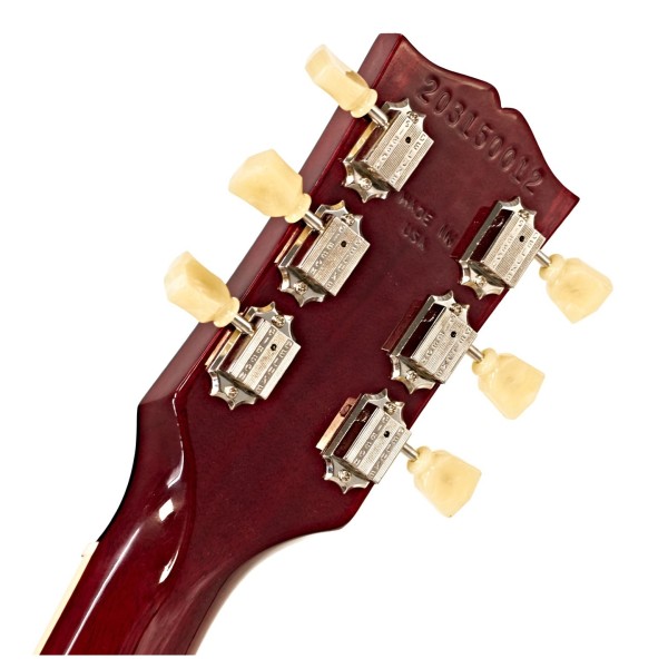 Gibson Les Paul Standard 50s Figured Top, Heritage Cherry Sunburst #203150012 - back of headstock