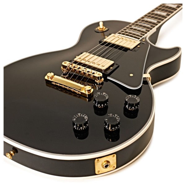 Gibson Custom Les Paul Custom, Ebony #CS501352 - lower bout