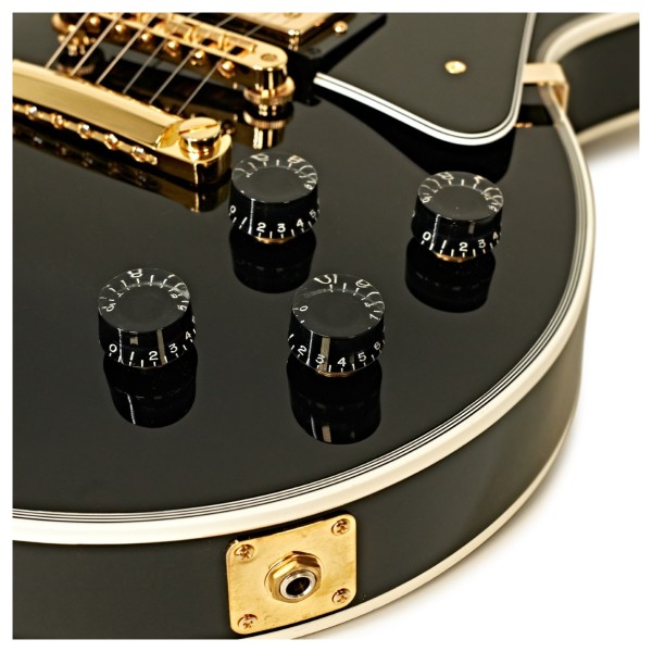 Gibson Custom Les Paul Custom, Ebony #CS501352 - controls