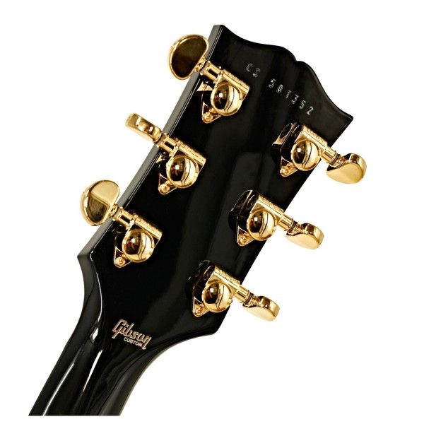 Gibson Custom Les Paul Custom, Ebony #CS501352 - back of headstock