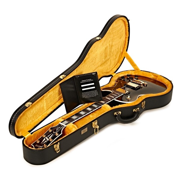 Gibson Custom Les Paul Custom, Ebony #CS501352 - in case