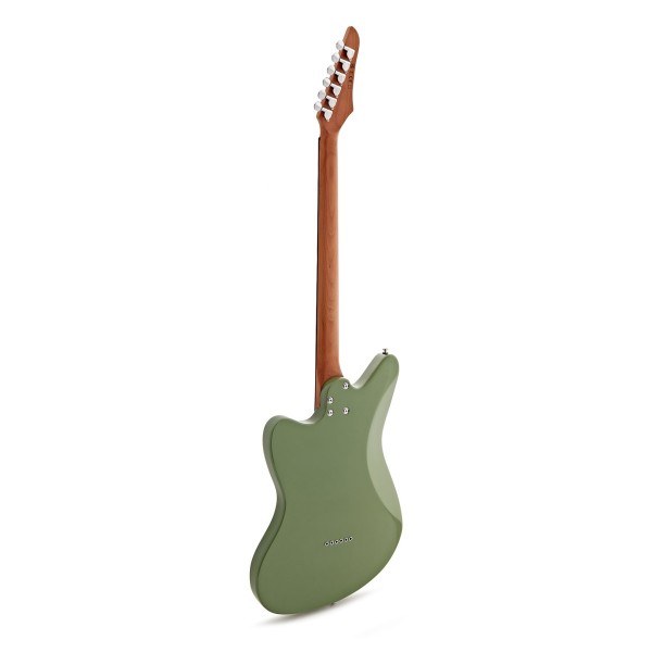 G4M 638 Baritone VI Electric Guitar, Green at Gear4music