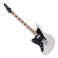 G4M 638 Left-Handed Baritone Electric Guitar, White