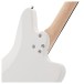 G4M 638 Left-Handed Baritone Electric Guitar, White