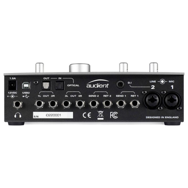iD22 USB Audio Interface - Rear