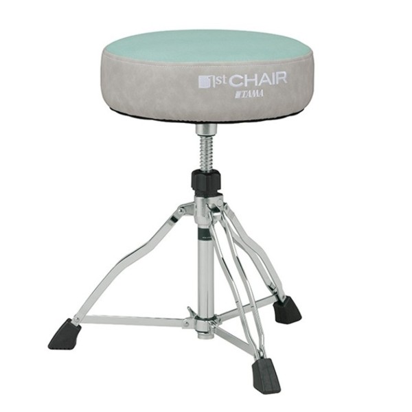 Tama 1st Chair Round Rider Drum Throne with Canvas Light Blue Seat