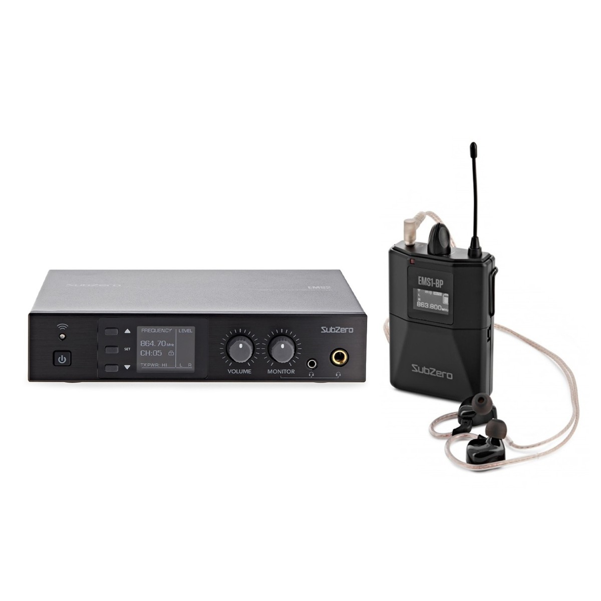 Click to view product details and reviews for Subzero Ems2 16 Channel Wireless In Ear Monitor System. Click to view product details and reviews for Subzero Ems2 16 Channel Wireless In Ear Monitor System.