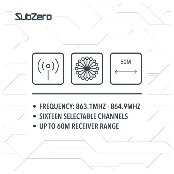 SubZero EMS2 16-Channel Wireless In Ear Monitor System