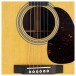 Martin D-28E Fishman Thinline Gold (2025) - soundhole and bridge