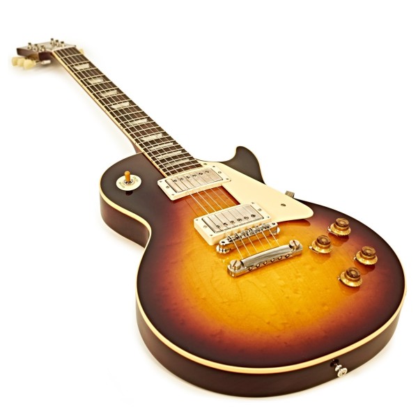 Gibson Custom 1958 Les Paul Standard Reissue VOS, Bourbon Burst #85604 - angled shot