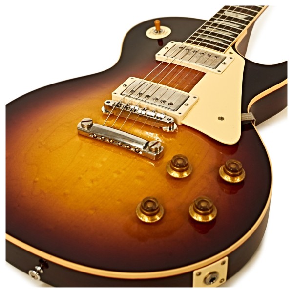 Gibson Custom 1958 Les Paul Standard Reissue VOS, Bourbon Burst #85604 - lower bout
