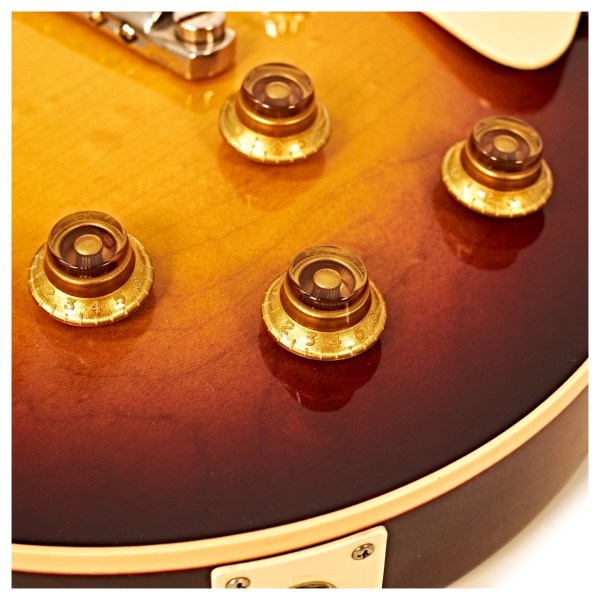 Gibson Custom 1958 Les Paul Standard Reissue VOS, Bourbon Burst #85604 - controls