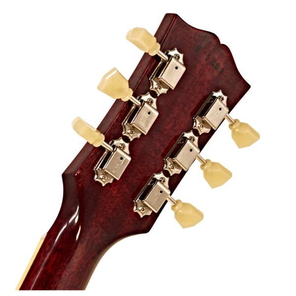 Gibson Custom 1958 Les Paul Standard Reissue VOS, Bourbon Burst #85604 - back of headstock