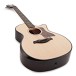 Taylor Builders Edition 514ce Electro Acoustic Guitar, Natural - angled shot