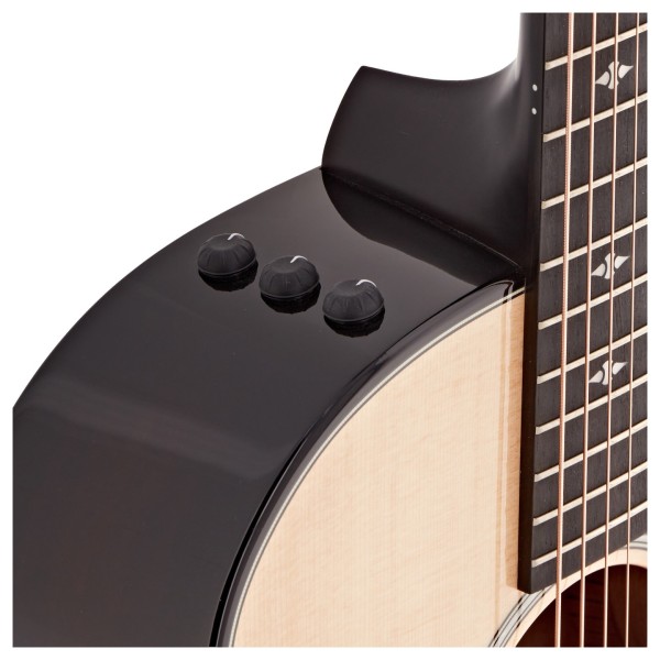 Taylor Builders Edition 514ce Electro Acoustic Guitar, Natural - controls