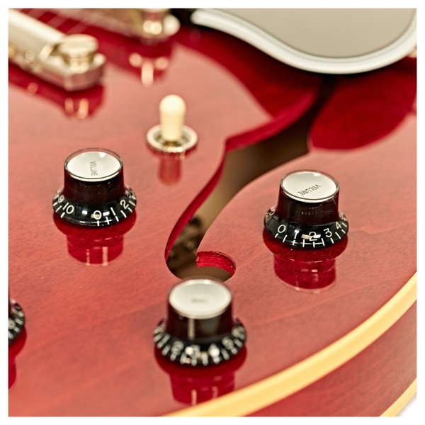 Gibson Custom 1964 ES-335 Reissue VOS, Sixties Cherry #150198 - controls