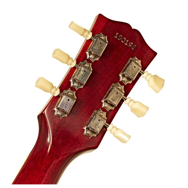 Gibson Custom 1964 ES-335 Reissue VOS, Sixties Cherry #150198 - back of headstock