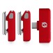 Wireless Micro USB-C Microphone System, Red - Transmitter Side