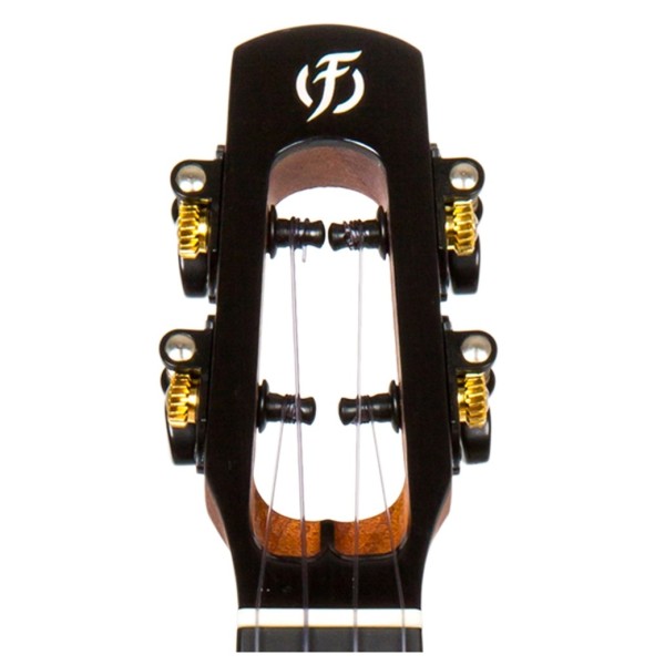Flight Spirit All Solid Concert Ukulele - Headstock Front