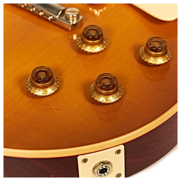 Gibson Custom 1958 Les Paul Standard Reissue VOS, Lemon Burst #85158 - controls