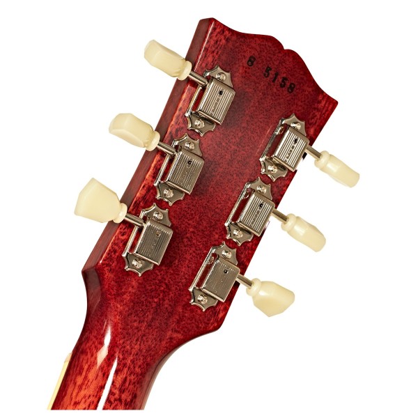 Gibson Custom 1958 Les Paul Standard Reissue VOS, Lemon Burst #85158 - back of headstock