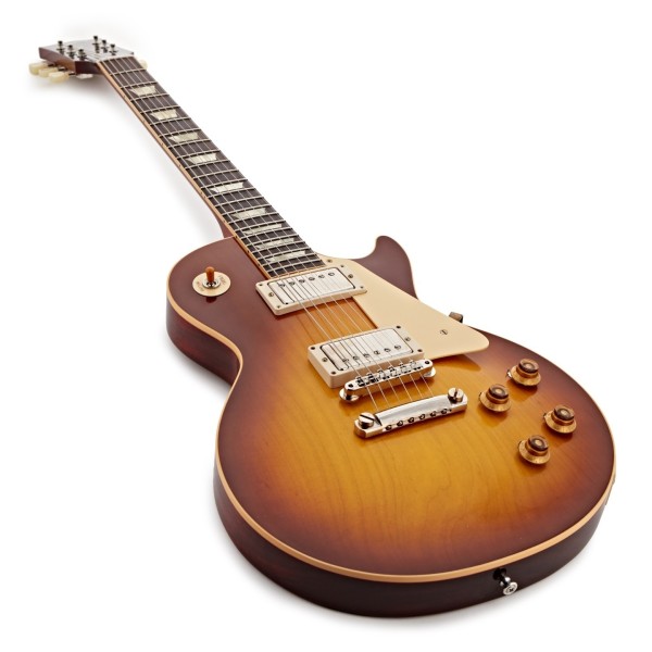 Gibson Custom 1958 Les Paul Standard Reissue VOS, Iced Tea Burst #85426 - angled shot