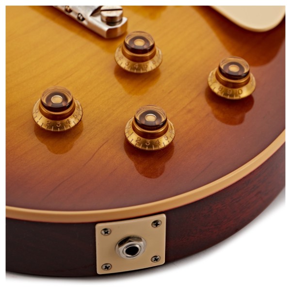 Gibson Custom 1958 Les Paul Standard Reissue VOS, Iced Tea Burst #85426 - controls
