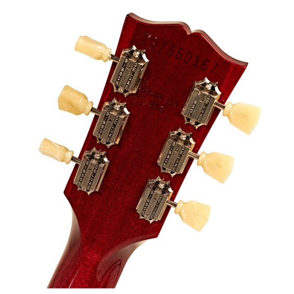 Gibson Les Paul Standard 50s Figured Top, Heritage Cherry Sunburst #207650167 - back of headstock