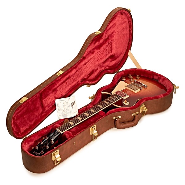 Gibson Les Paul Standard 50s Figured Top, Heritage Cherry Sunburst #207650167 - in case
