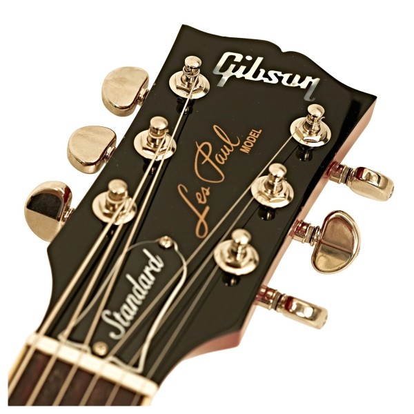 Gibson Les Paul Standard 60s Figured Top, Bourbon Burst - headstock