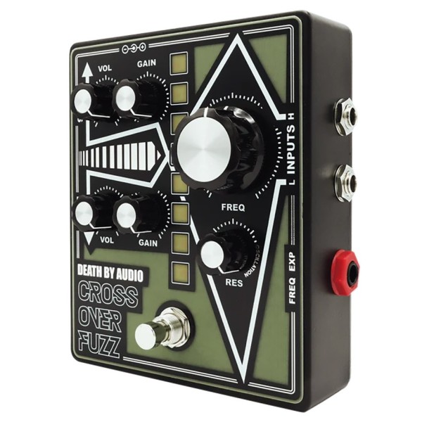 Death By Audio Crossover Fuzz Savage Dual-Band Fuzz Pedal - right diagonal